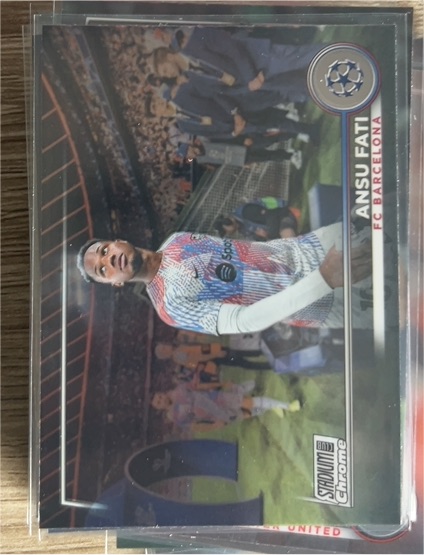 2023 Topps Stadium Club Chrome UEFA #48 Ansu Fati — front
