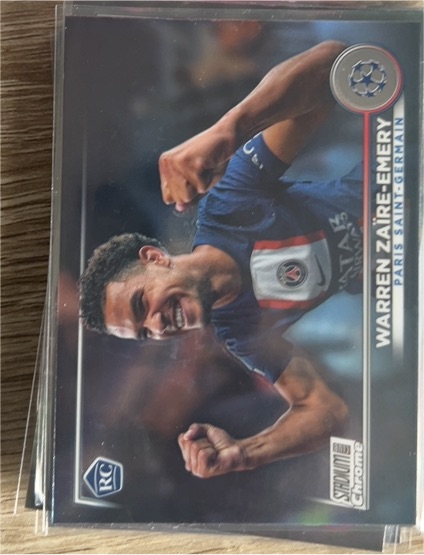 2022-23 Topps Stadium Club Chrome UEFA #33 Warren Zaire-Emery — front