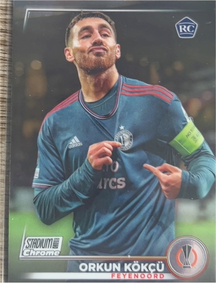 2022-23 Topps Stadium Club Chrome UEFA #93 Orkun Kökçü — front