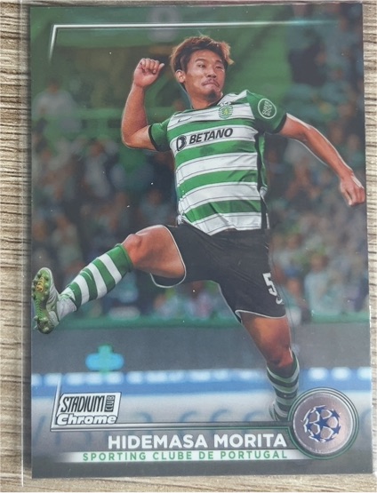 2022-23 Topps Stadium Club Chrome UEFA #82 Hidemasa Morita — front