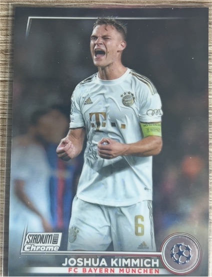 2022-23 Topps Stadium Club Chrome UEFA Club Competitions #6 Joshua Kimmich — front
