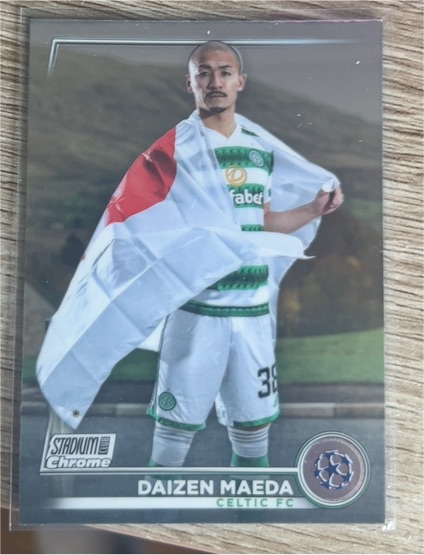 2022-23 Topps Stadium Club Chrome UEFA #38 Daizen Maeda Celtic FC — front