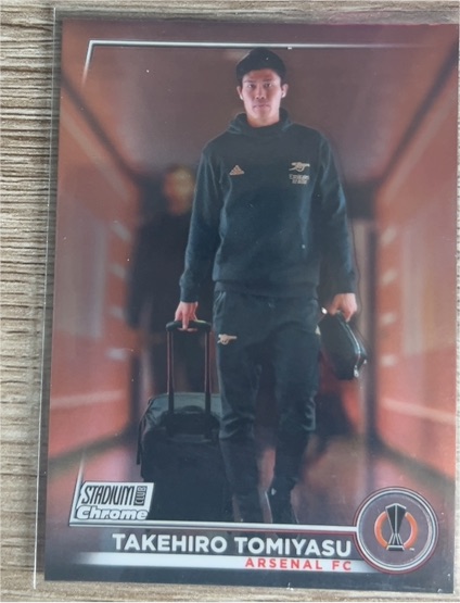 2023 Topps Stadium Club Chrome UEFA #79 Takehiro Tomiyasu — front