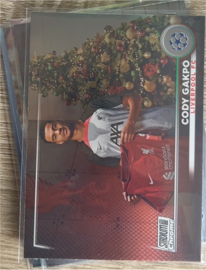 2022-23 Topps Stadium Club Chrome UEFA #18 Cody Gakpo Liverpool FC — front