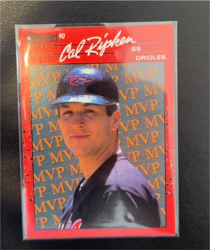1990 Donruss #BC-18 Cal Ripken Jr. MVP Error Card — front