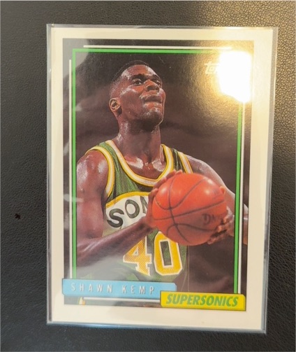 1992 Topps #267 Shawn Kemp — front