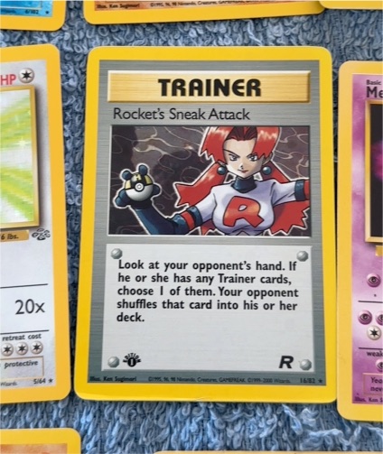 2000 Pokémon Team Rocket #16 Rocket's Sneak Attack — front
