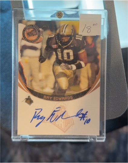 2006 Press Pass Autographs Bronze #16 Ray Edwards — front