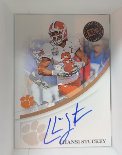 2007 Press Pass Autographs Bronze #60 Chansi Stuckey — front