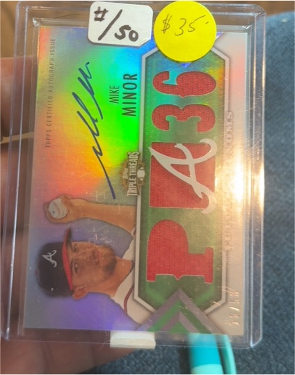 2011 Topps Triple Threads #TTUAR-5 Mike Minor — front