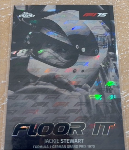 2025 Topps Chrome F1 #FI-4 Jackie Stewart Floor It — front