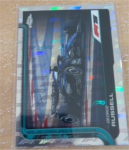 2023 Topps Chrome Formula 1 #16 George Russell — front