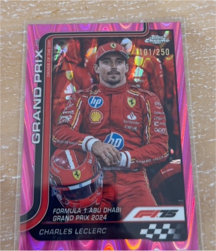 2025 Topps Chrome Formula 1 #145 Charles Leclerc — front