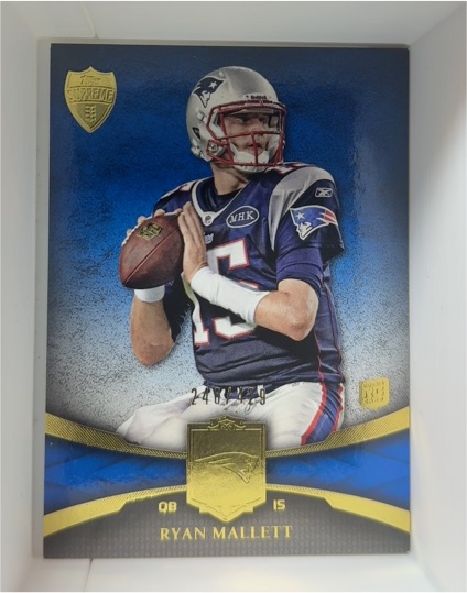 2011 Topps Supreme #65 Ryan Mallett — front