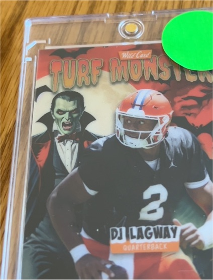 2024 Wild Card Haunted Hits Turf Monsters #TMBFDL DJ Lagway — front