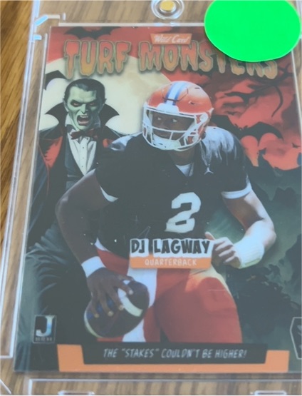 2024 Wild Card Haunted Hits Turf Monsters #TMBFDL DJ Lagway — front