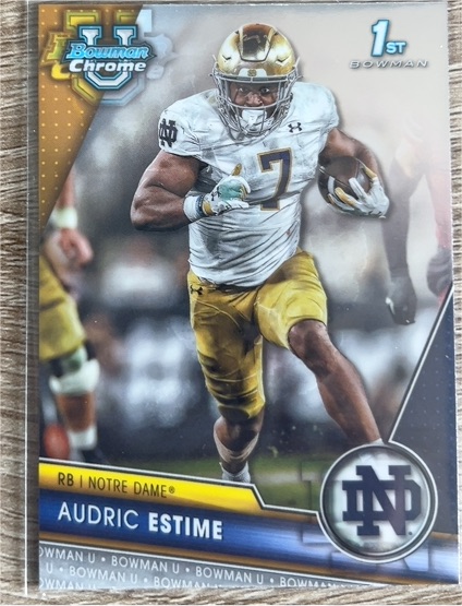 2023 Bowman Chrome University #171 Audric Estime — front