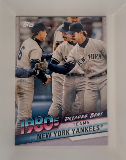 2020 Topps Decades' Best Teams #DB-51 New York Yankees — front