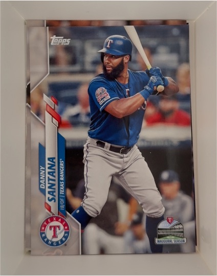 2020 Topps #695 Danny Santana — front