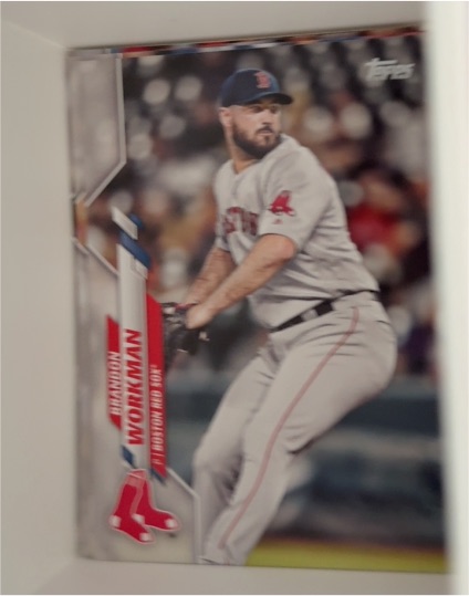 2020 Topps #498 Brandon Workman Boston Red Sox — front