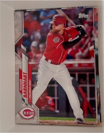 2020 Topps #601 Tucker Barnhart — front