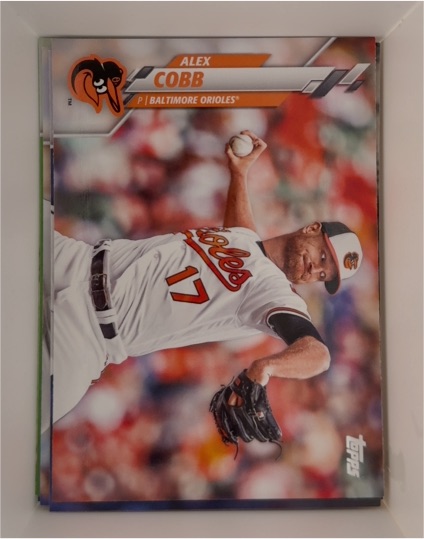 2020 Topps #656 Alex Cobb — front