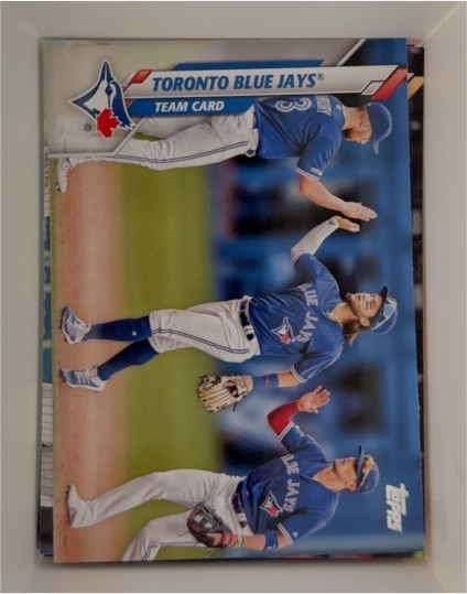 2020 Topps #629 Toronto Blue Jays Team Card — front
