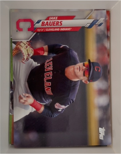 2020 Topps #636 Jake Bauers Cleveland Indians — front