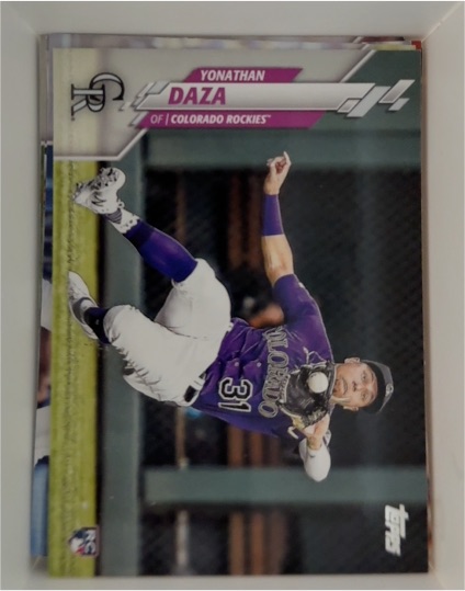 2020 Topps #567 Yonathan Daza — front