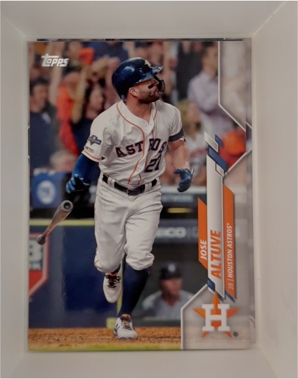 2020 Topps #602 Jose Altuve — front