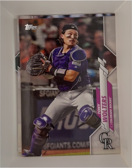 2020 Topps #387 Tony Wolters — front