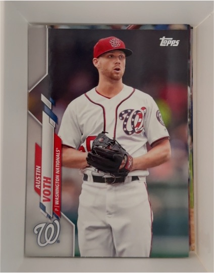 2020 Topps #454 Austin Voth — front
