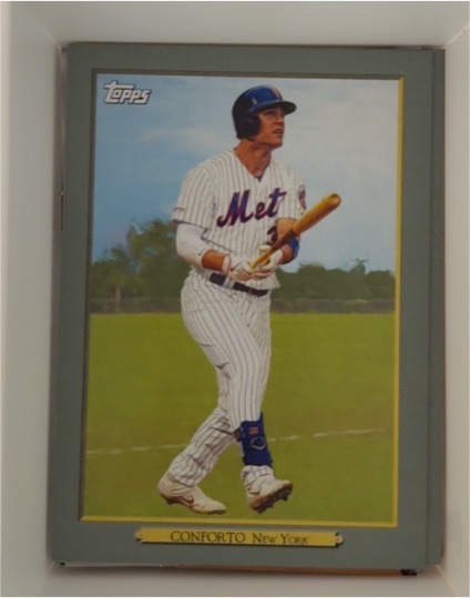 2020 Topps Series 2 #TR-55 Michael Conforto Turkey Red — front