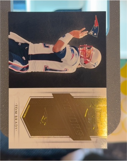 2016 Panini Score #3 Tom Brady Franchise — front