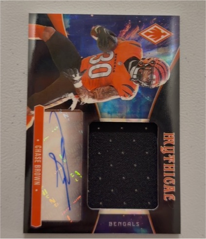 2023 Panini Phoenix Mythical #MMA-CBN Chase Brown — front