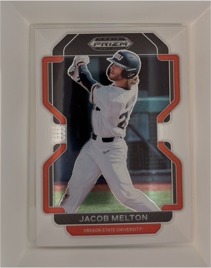 2022 Panini Prizm Draft Picks #PDP64 Jacob Melton — front