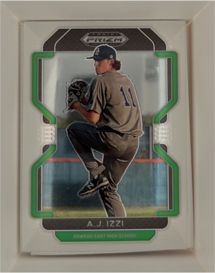 2022 Panini Prizm Draft Picks #PDP126 A.J. Izzi — front