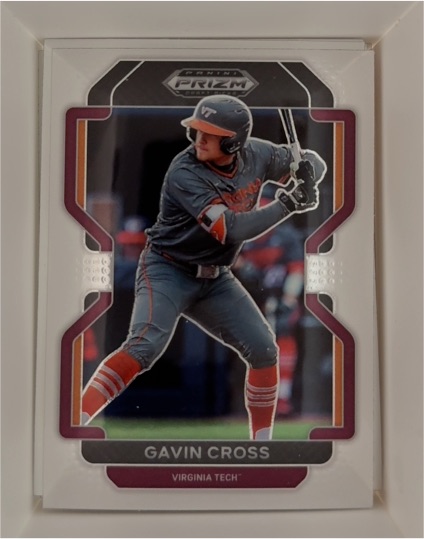 2022 Panini Prizm Draft Picks #PDP9 Gavin Cross — front