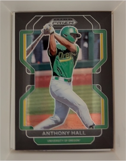 2022 Panini Prizm Draft Picks #PDP130 Anthony Hall — front