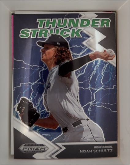2022 Panini Prizm Draft Picks Thunder Struck #TH-NS Noah Schultz — front