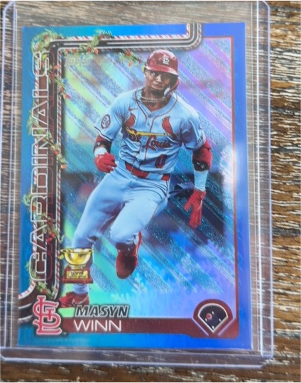 2025 Topps Holiday #H193 Masyn Winn — front