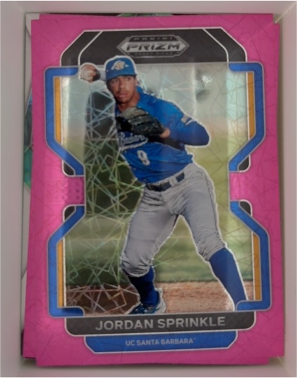 2025 Panini Prizm Draft Picks #PDP131 Jordan Sprinkle — front