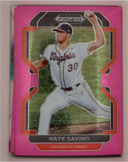2022 Panini Prizm Draft Picks #PDP82 Nate Savino — front