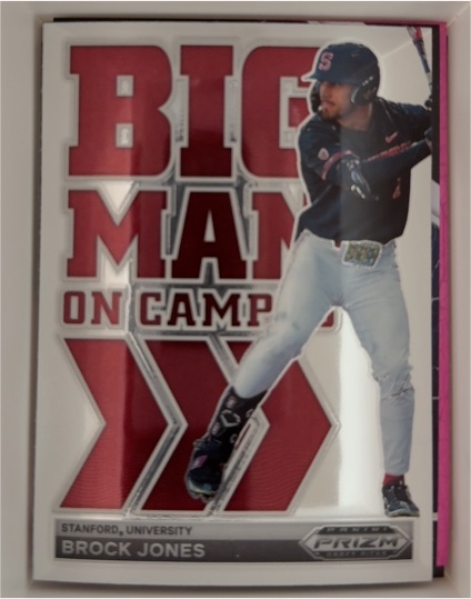 2022 Panini Prizm Draft Picks Big Man on Campus #BMC-BJ Brock Jones — front