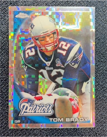 2010 Topps Chrome #C80 Tom Brady — front