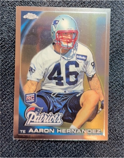 2010 Topps Chrome #C87 Aaron Hernandez — front