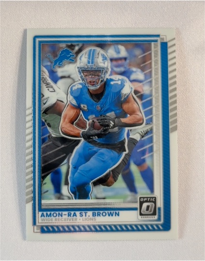 2025 Panini Donruss Optic #63 Amon-Ra St. Brown — front