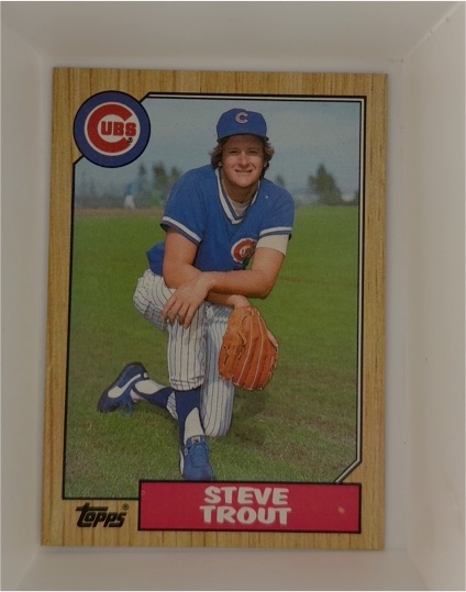 1987 Topps #750 Steve Trout — front