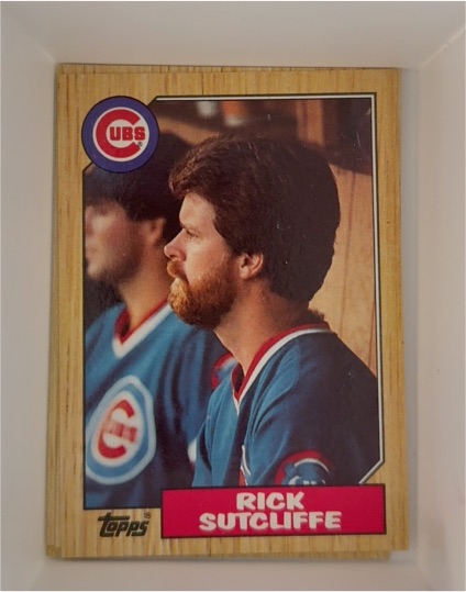 1987 Topps #142 Rick Sutcliffe — front