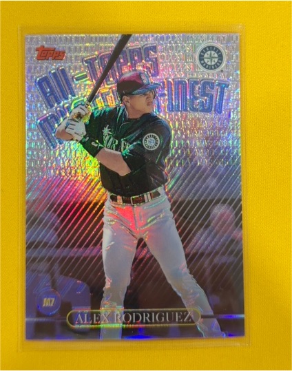 1999 Topps All-Topps Mystery Finest #M7 Alex Rodriguez — front